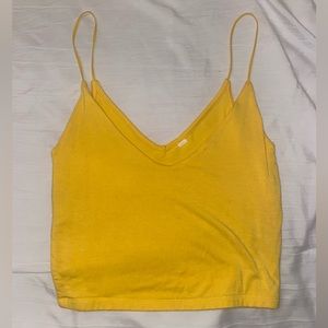 Yellow Crop Top